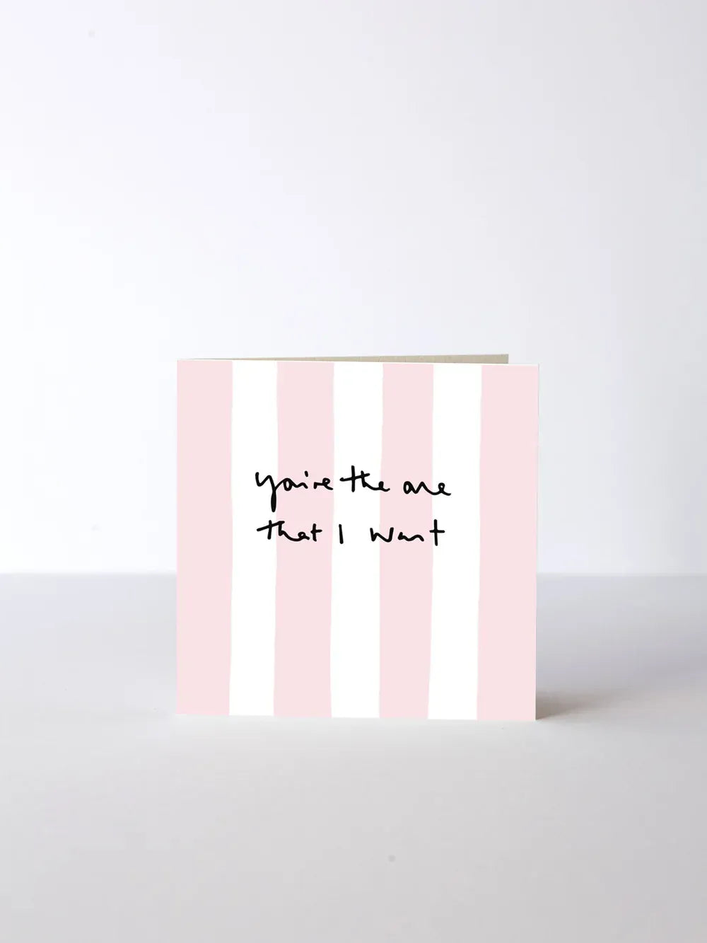 De Lacy at Home You’re The One that I Want Card