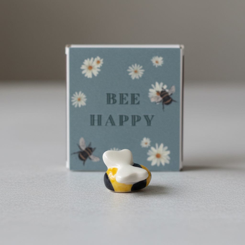 De Lacy at Home Bee Happy Matchbox Pocket Hug