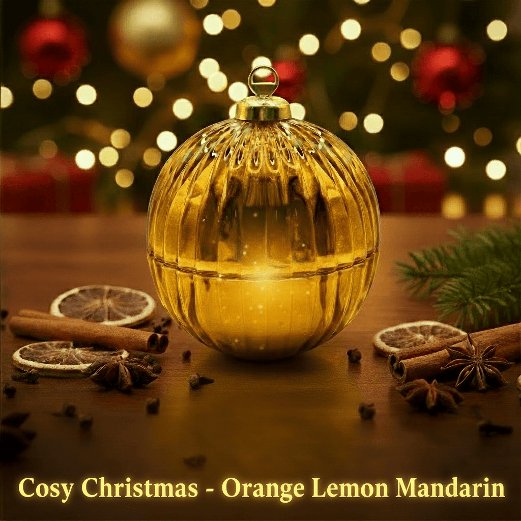 De Lacy at Home Candle Gold Christmas Candles