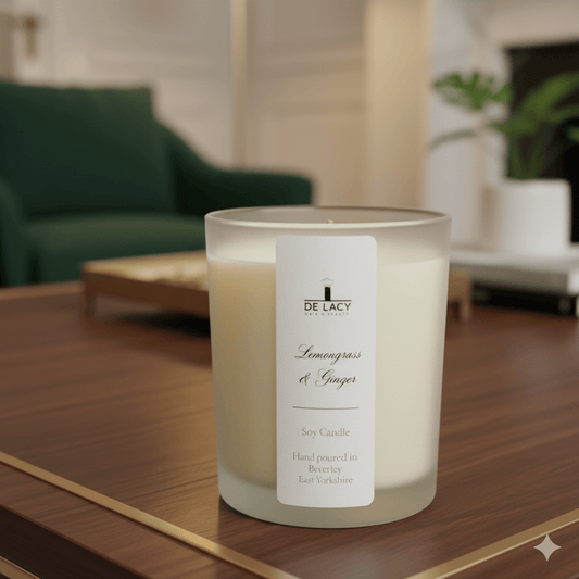 De Lacy at Home Candle Lemongrass and Ginger / 220 Grams Signature Candles