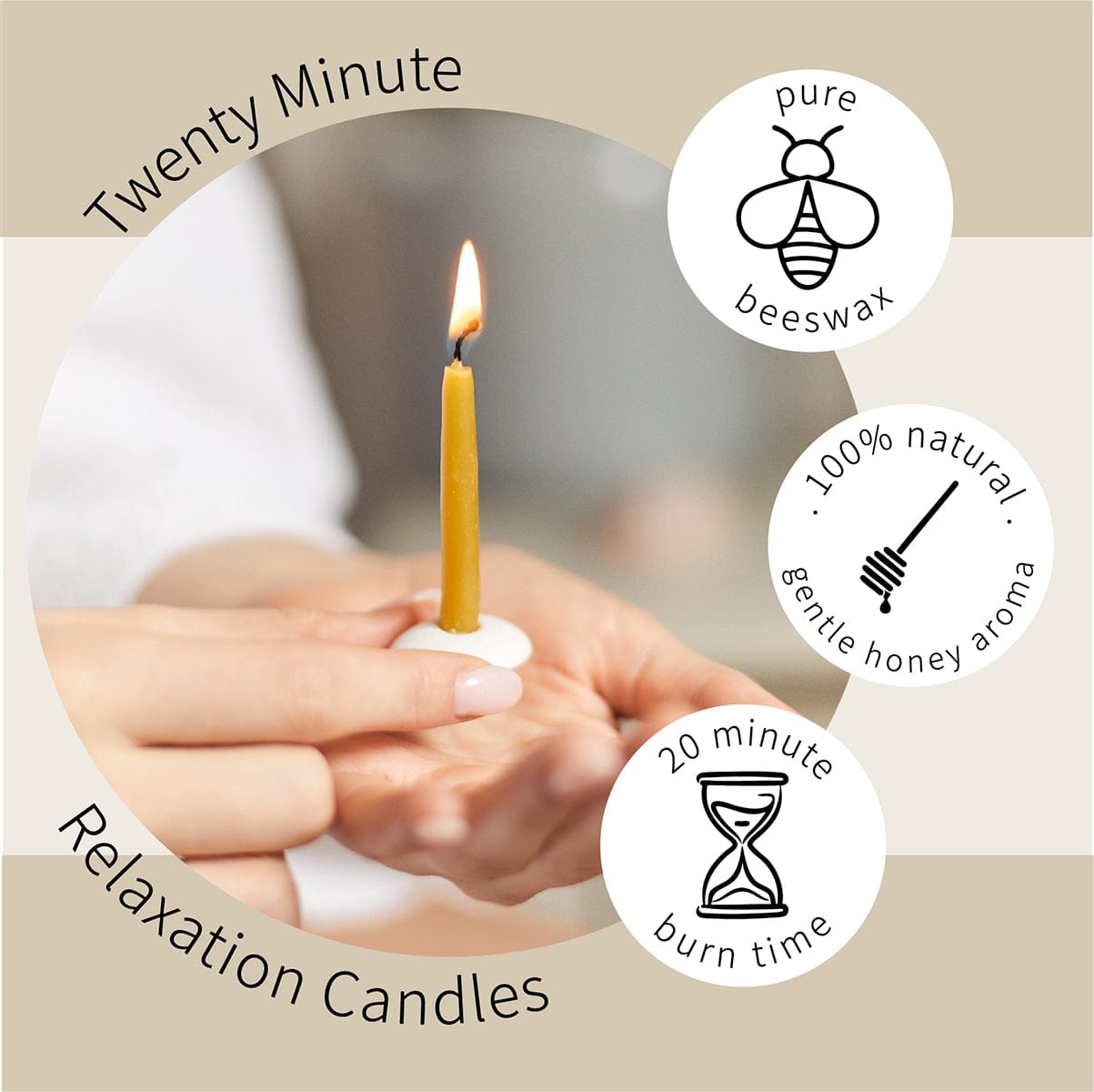 De Lacy at Home Candle Twenty Minute Candles