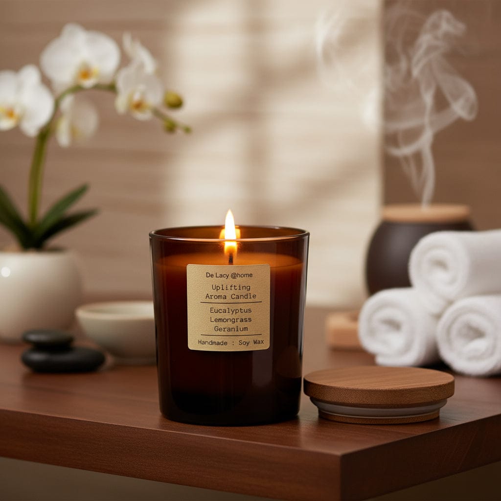 De Lacy at Home Candle Uplifting / 220 Grams Aromatherapy Candles