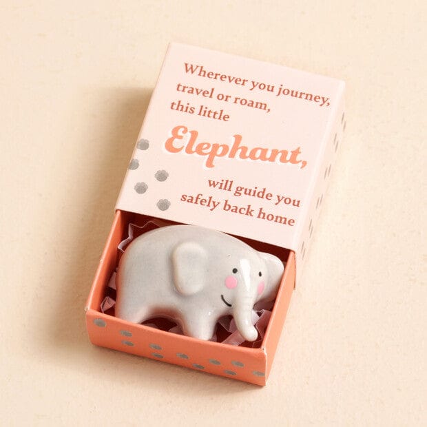De Lacy at Home Elephant Matchbox Pocket Hug
