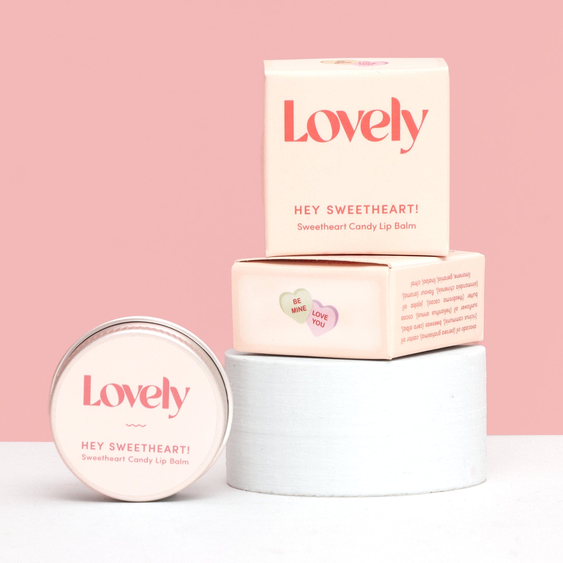 De Lacy at Home Hey Sweetheart Candy Lovely Lip Balms