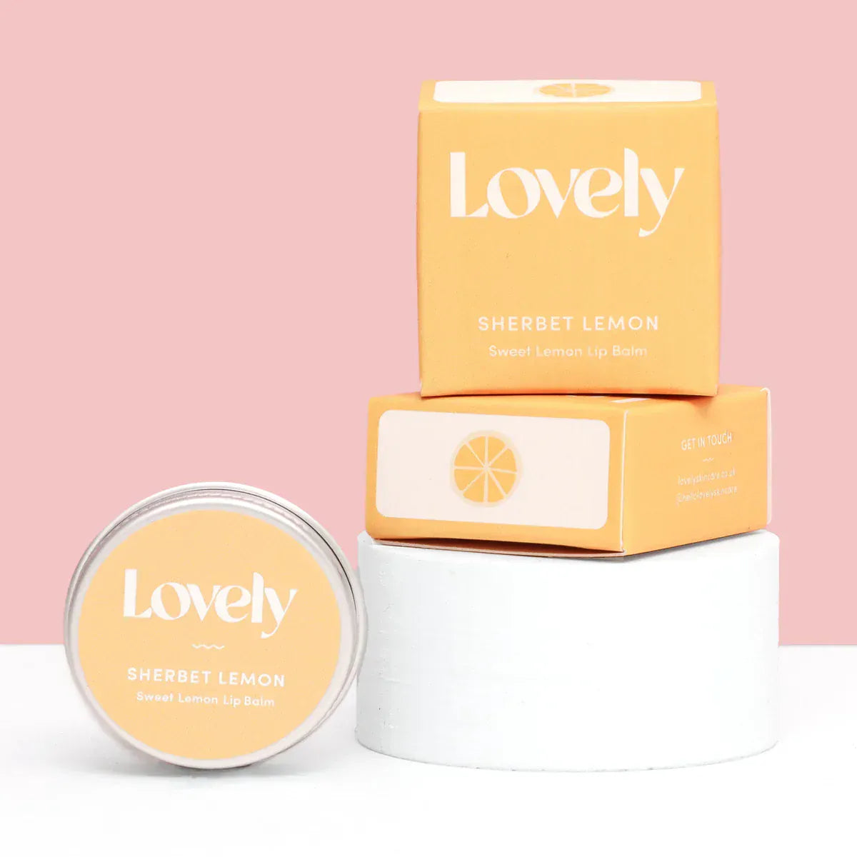 De Lacy at Home Lemon Sherbert Lovely Lip Balms