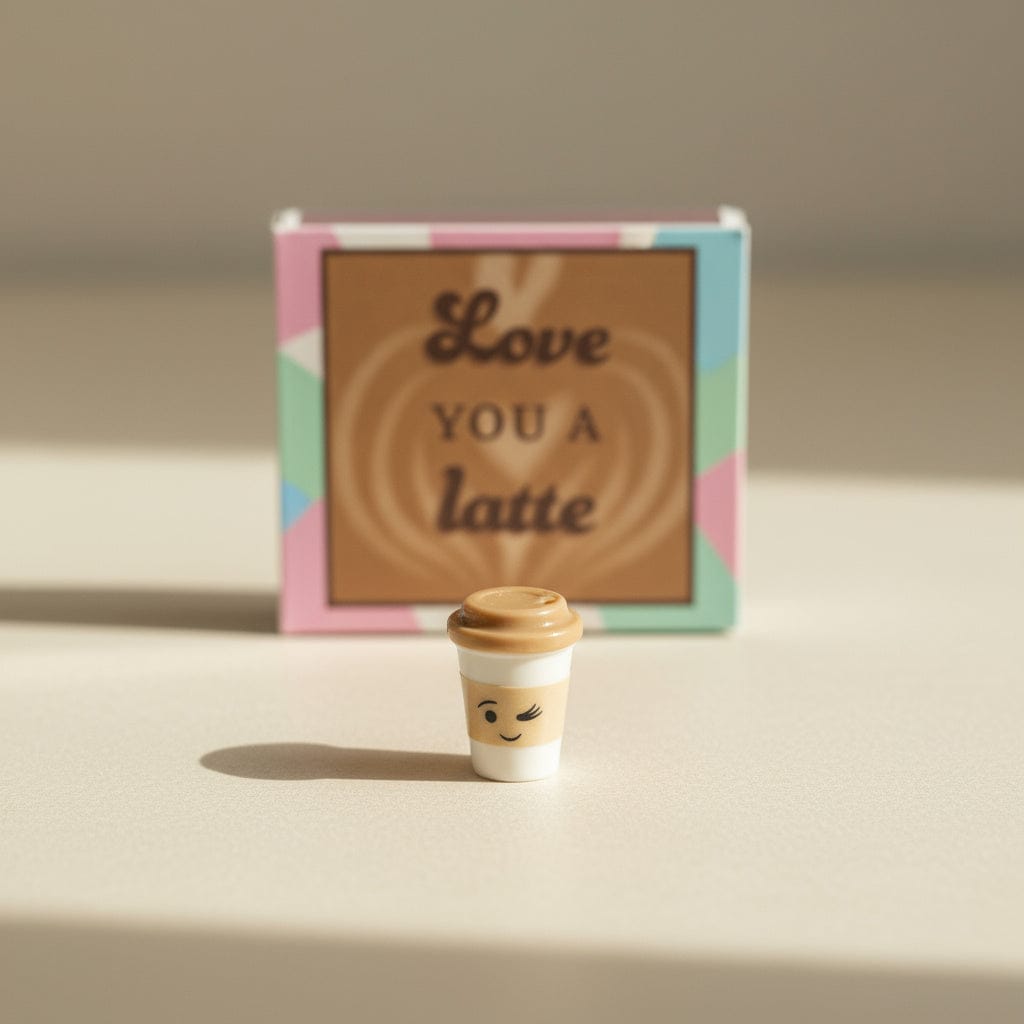De Lacy at Home Love You Latte Matchbox Pocket Hug