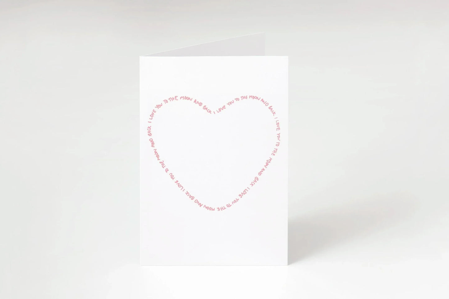 De Lacy at Home Love You To The Moon Card