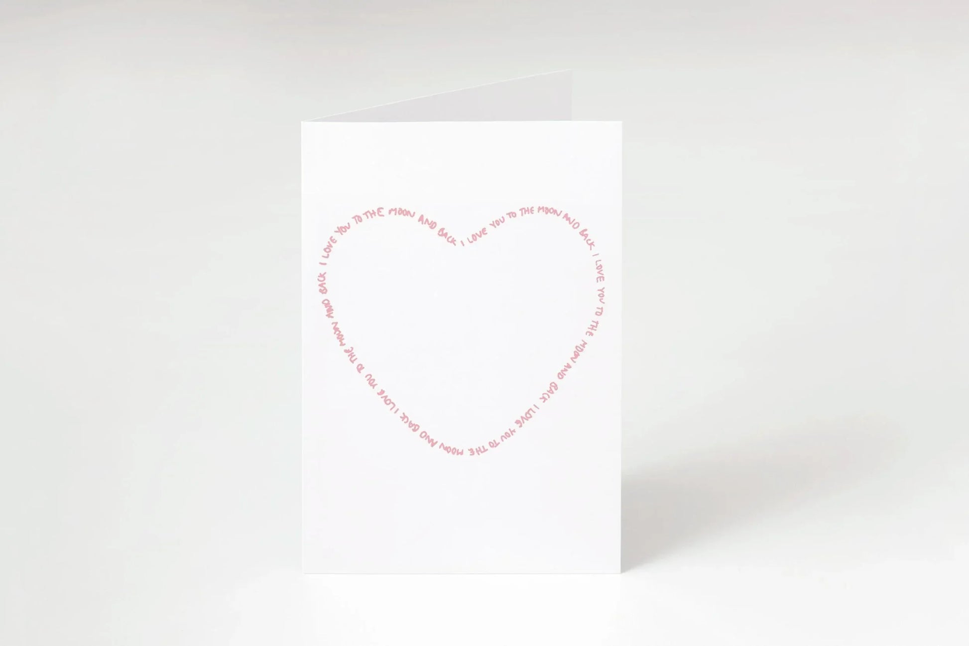 De Lacy at Home Love You To The Moon Card