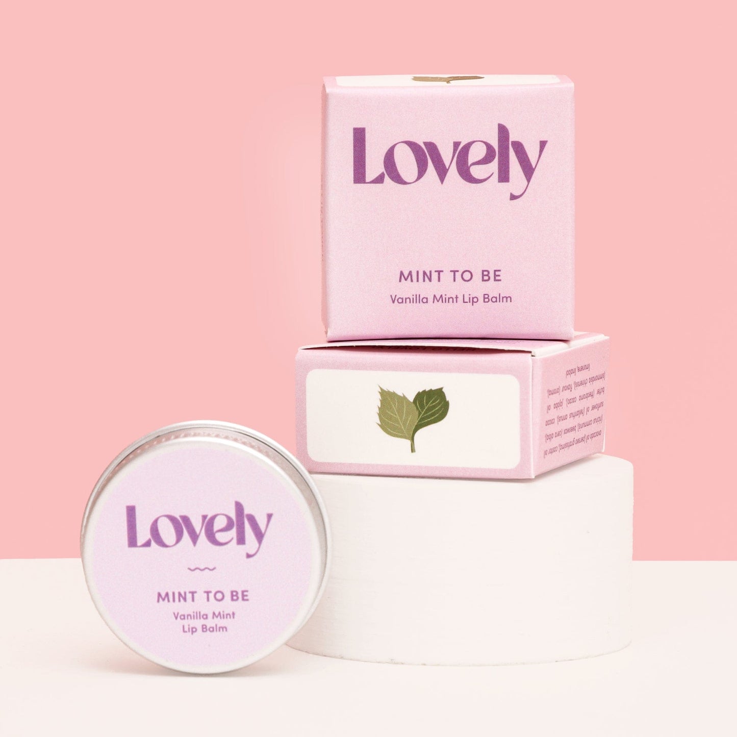 De Lacy at Home Mint Vanilla Lovely Lip Balms