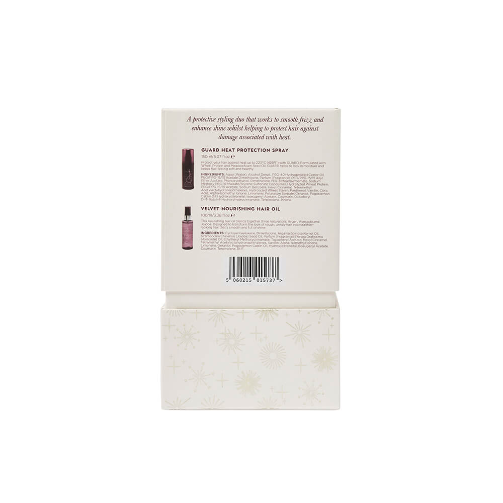 De Lacy at Home PROTECT & SHINE Collection Heat Protection Spray & Nourishing Hair Oil Gift Set