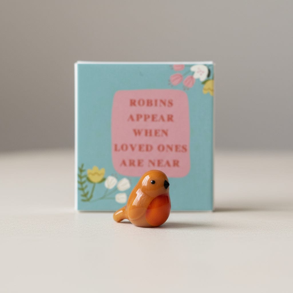 De Lacy at Home Robins Appear when Loved ones are Near Matchbox Pocket Hug