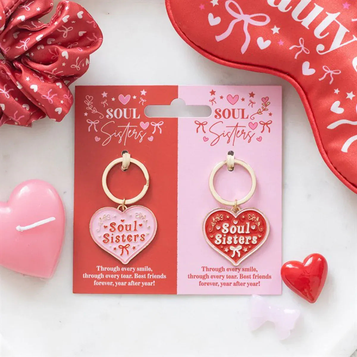 De Lacy at Home Soul Sisters Enamel Keyrings