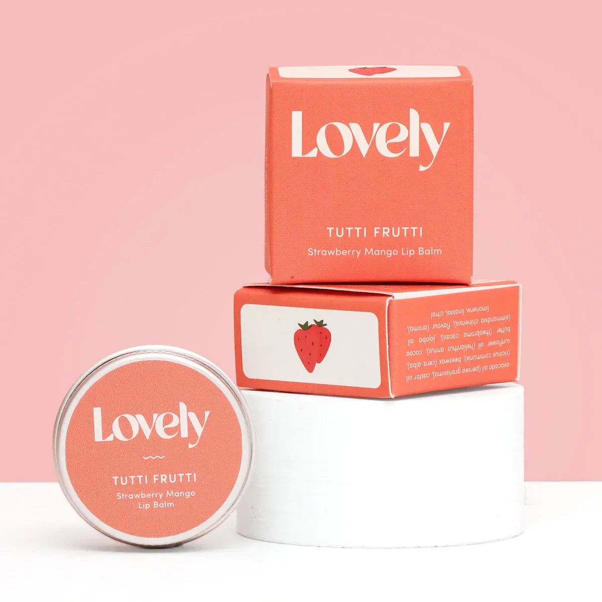 De Lacy at Home Tutti Fruiti Lovely Lip Balms