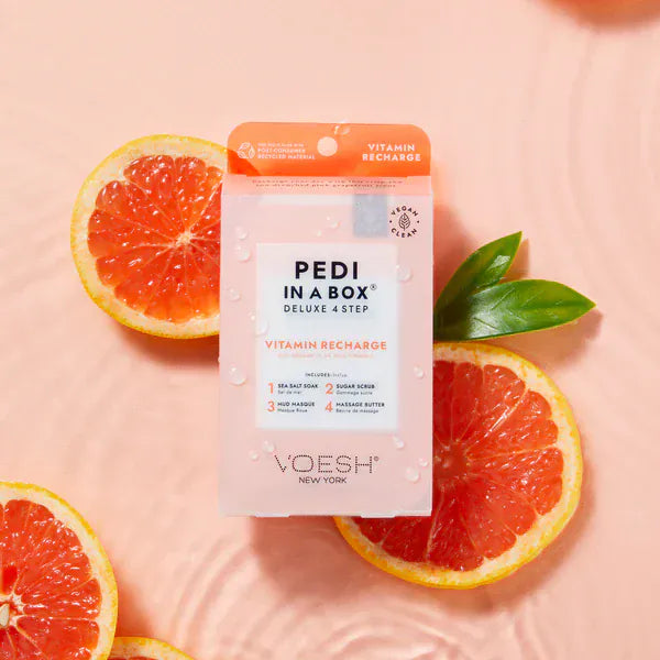 De Lacy at Home Vitamin Recharge Grapefruit Pedi In A Box