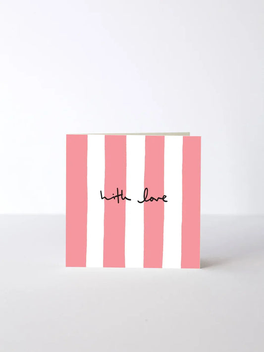 De Lacy at Home With Love Card